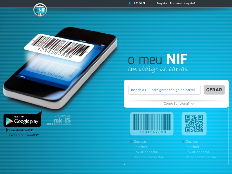 Aplicação Android e-Nif